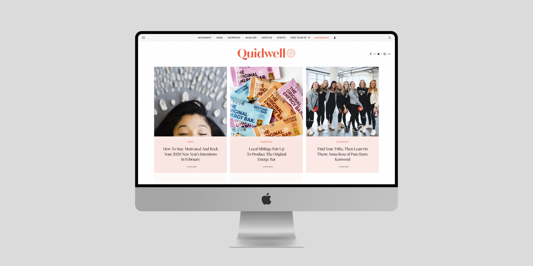 Quidwell website home page